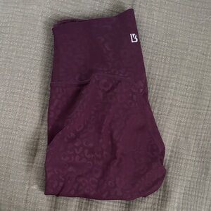 Buff Bunny Purple Leopard Print Leggings